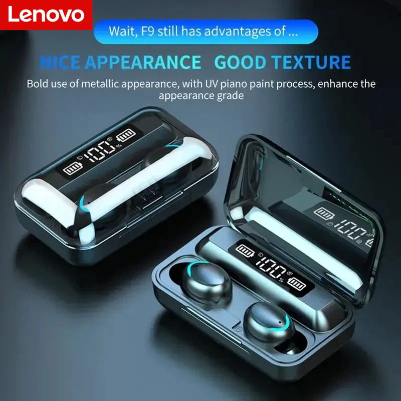 Usb C Earphone - سماعات لينوفو F9 اللاسلكية بتقنية البلوتوث