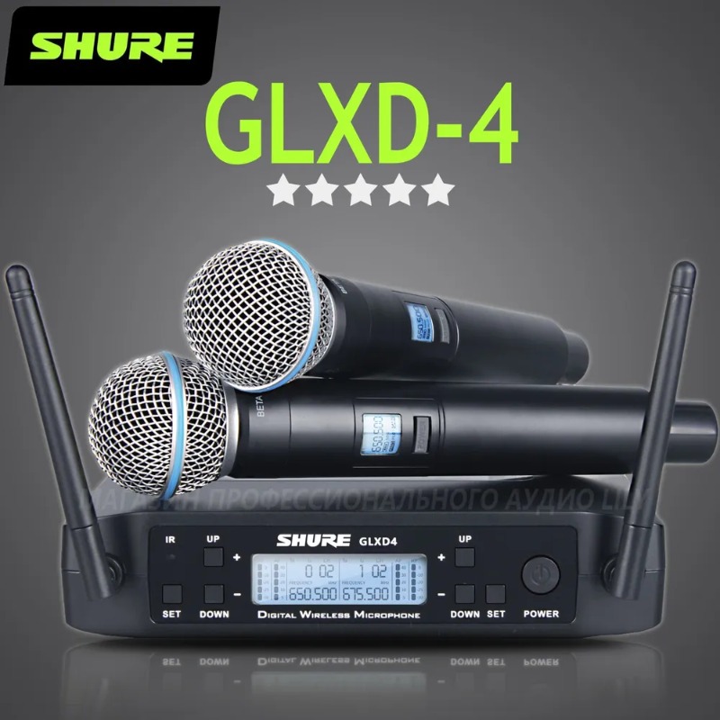نظام ميكروفون لاسلكي احترافي S - مراجعة Shure Mic Sm58 وسعره
