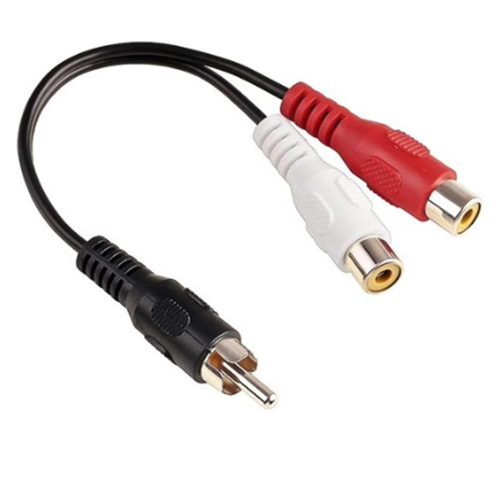 كابل صوت ستيريو من نوع RCA ذكر - مراجعة Audio Splitter Y وسعره