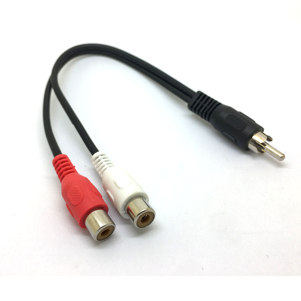 كابل صوت ستيريو من نوع RCA ذكر - مراجعة Audio Splitter Y وسعره