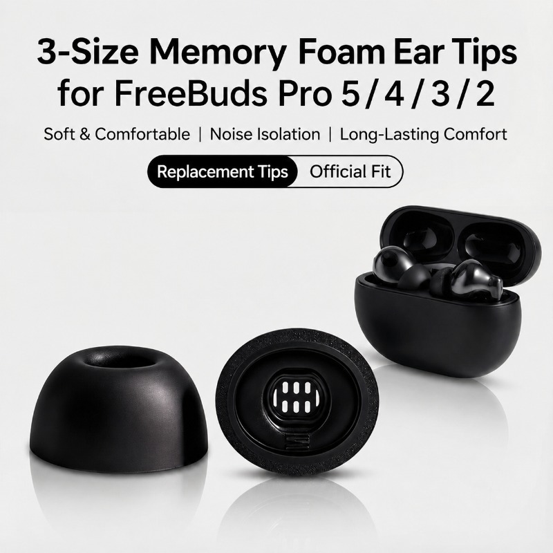 أغطية أذن من الفوم ذو الذاكرة  - مراجعة Earphone Foam Tip وسعره